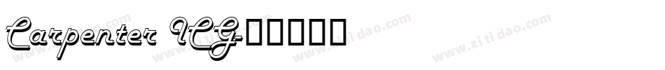 Carpenter ICG字体转换